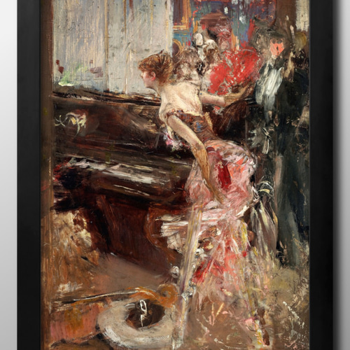 15166□ポスター アート 絵画『ジョヴァンニ・ボルディーニ』北欧 A3