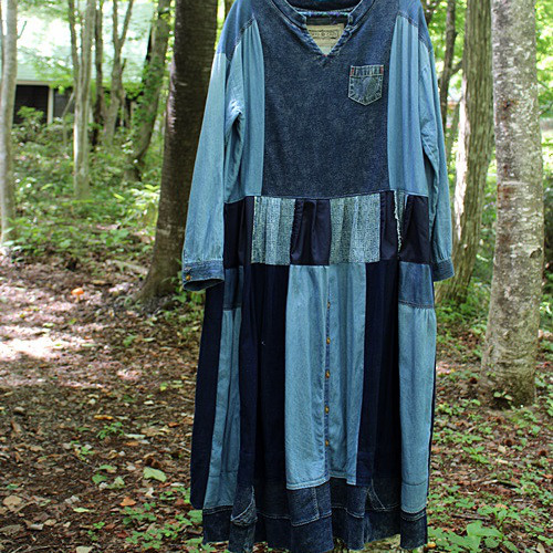 SAYOCAFE、再構築のリメイクワンピースA ワンピース 衣工房SAYOCAFE  