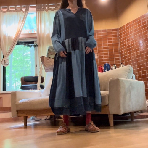 SAYOCAFE、再構築のリメイクワンピースA ワンピース 衣工房SAYOCAFE  