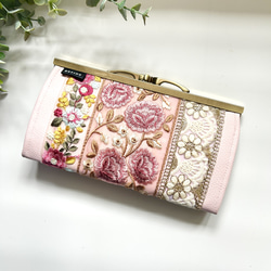 コロンっとかわいい ミニ財布 インド刺繍リボン お財布ショルダーにも