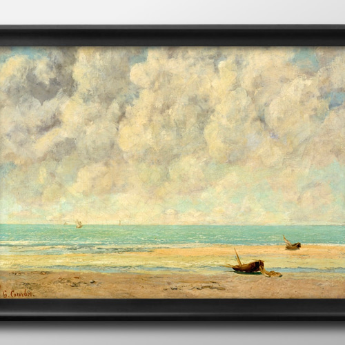 15147□ポスター アート 絵画『ギュスターヴ・クールベ』北欧 A3