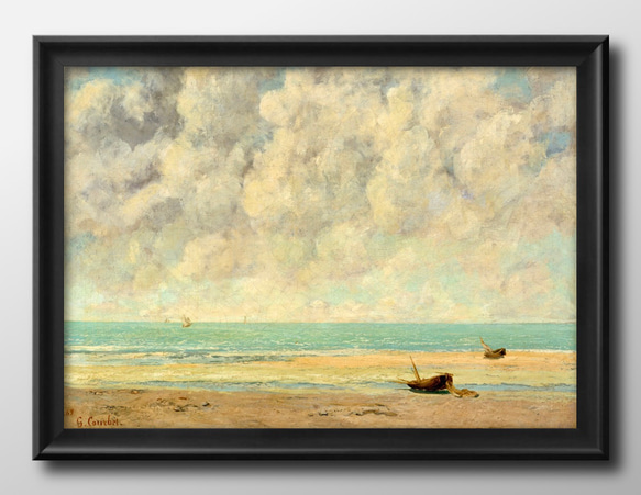 15147□ポスター アート 絵画『ギュスターヴ・クールベ』北欧 A3