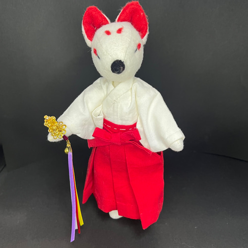 神楽鈴 巫女鈴 祓い鈴 巫女舞 神社 ミニチュア 1/12 1/10