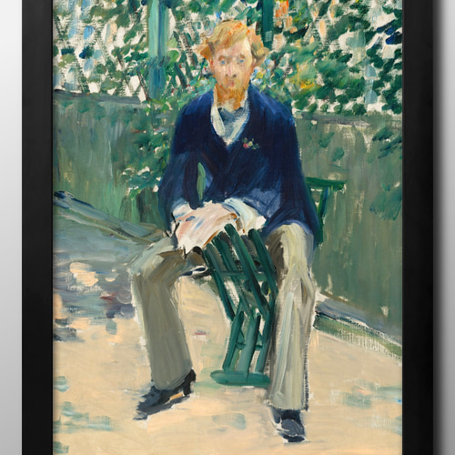 15132□ポスター アート 絵画『エドゥアール・マネ』北欧 A3 イラスト