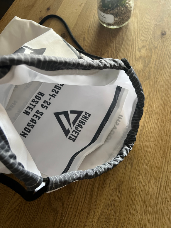 ユニフォームでリメイク・upcycling→ジムサック(リュック)・エコバッグ 13枚目の画像