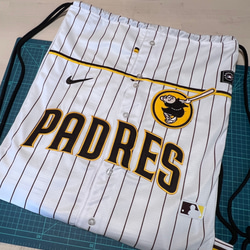 ユニフォームでリメイク・upcycling→ジムサック(リュック)・エコバッグ 19枚目の画像