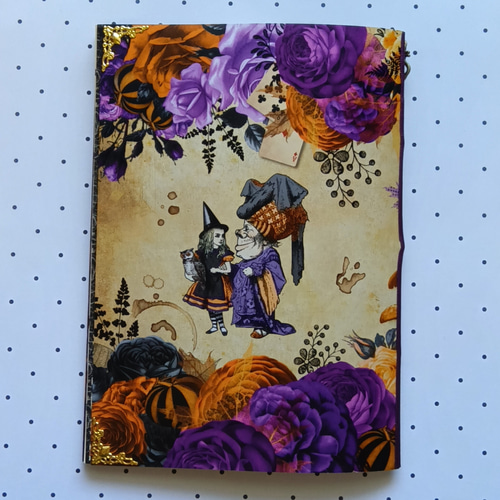 ★ジャンクジャーナル  junk journal ハロウィン★ 雑記帳 ★ ハロウィンワンダーランド アリス ジャンクジャーナル兼