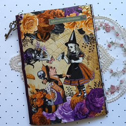 ★ジャンクジャーナル  junk journal ハロウィン★ 雑記帳 ★ ハロウィンワンダーランド アリス ジャンクジャーナル兼