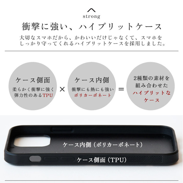 モリス iPhoneケース グリップタッチ 縦吊り1 スマホケース ショルダー  本革  レザー ウィリアムモリス 4枚目の画像