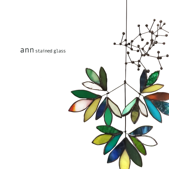 ステンドグラス　Lータイツリ-G 2枚目の画像