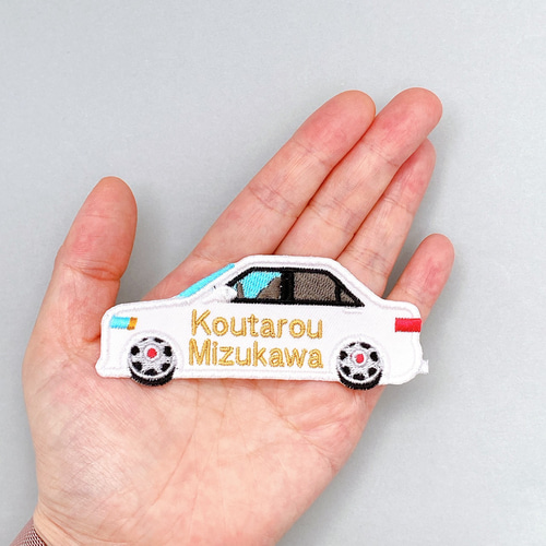お名前ワッペン♡オーダー刺繍♡リアルカー、シャコタン、VIPカー