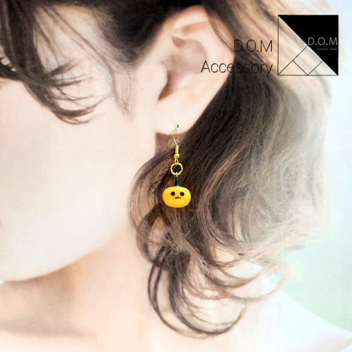 ☆Halloween猫ちゃんイヤリング☆C ハロウィン ピアス ハンドメイド