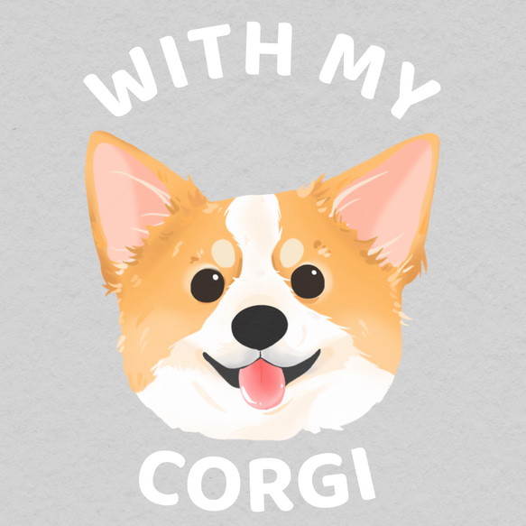 ウェルシュコーギー　額付プリント　アメリカン　シリアルナンバー付き 愛犬ステッカー・コーギー】 ウェルシュ・コーギー、犬、車