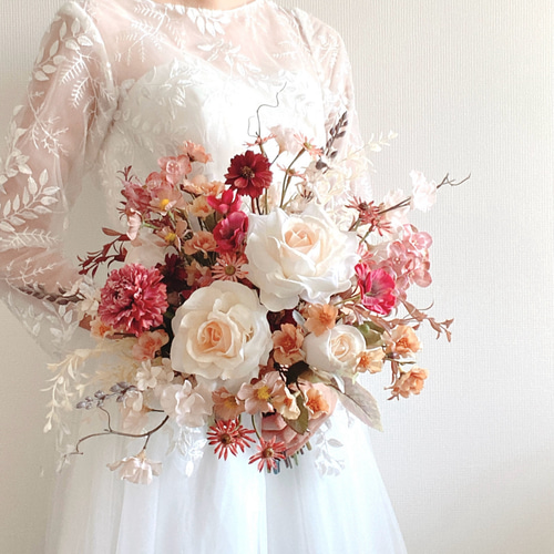 ウェディングブーケ【結婚式/ウェディング/リゾート婚/前撮り