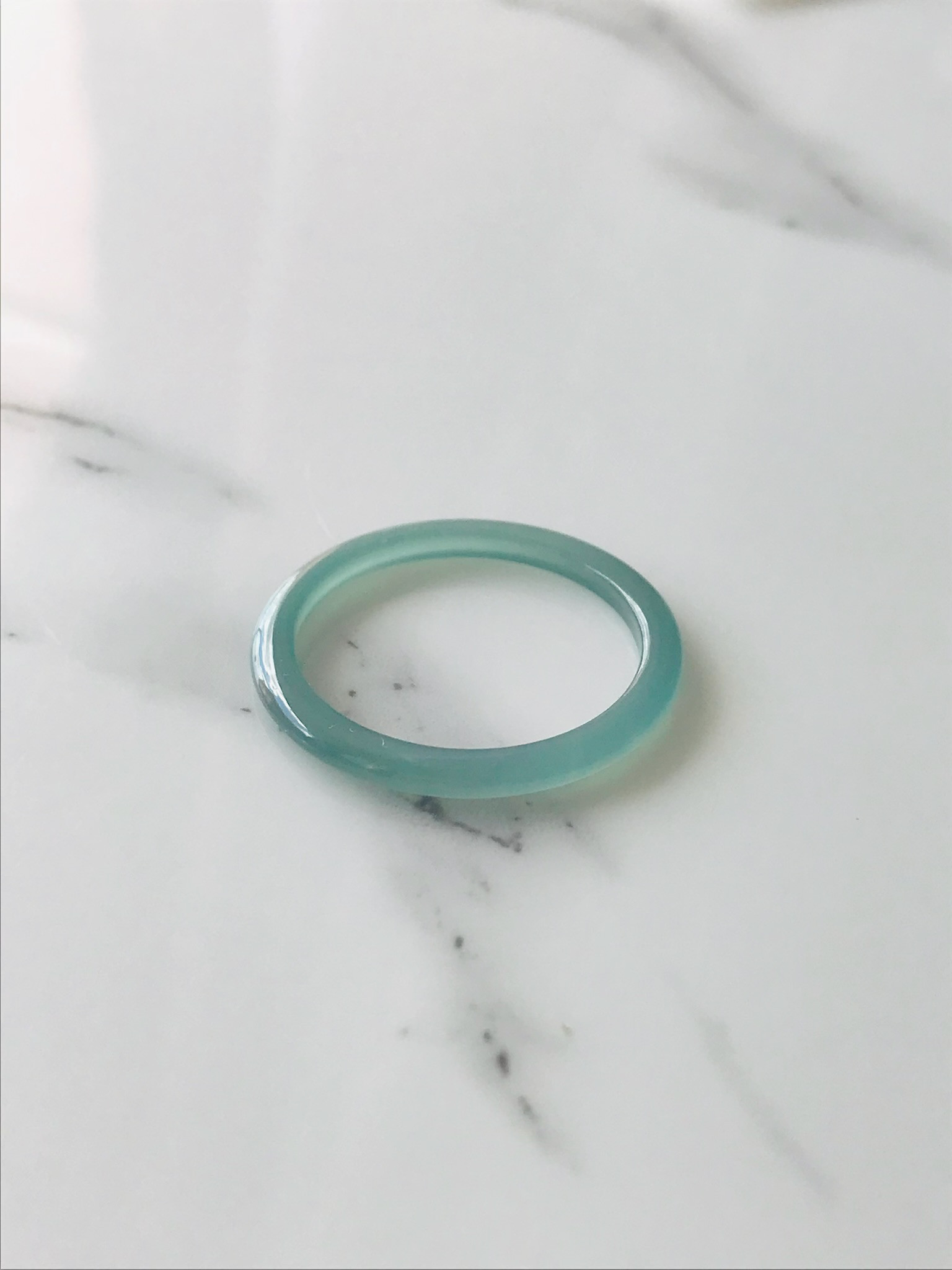 [R50-0034］ ジェイド　JADE ヒスイ　本翡翠　くりぬき　リング　天然石　一点物　グアテマラ産　23号