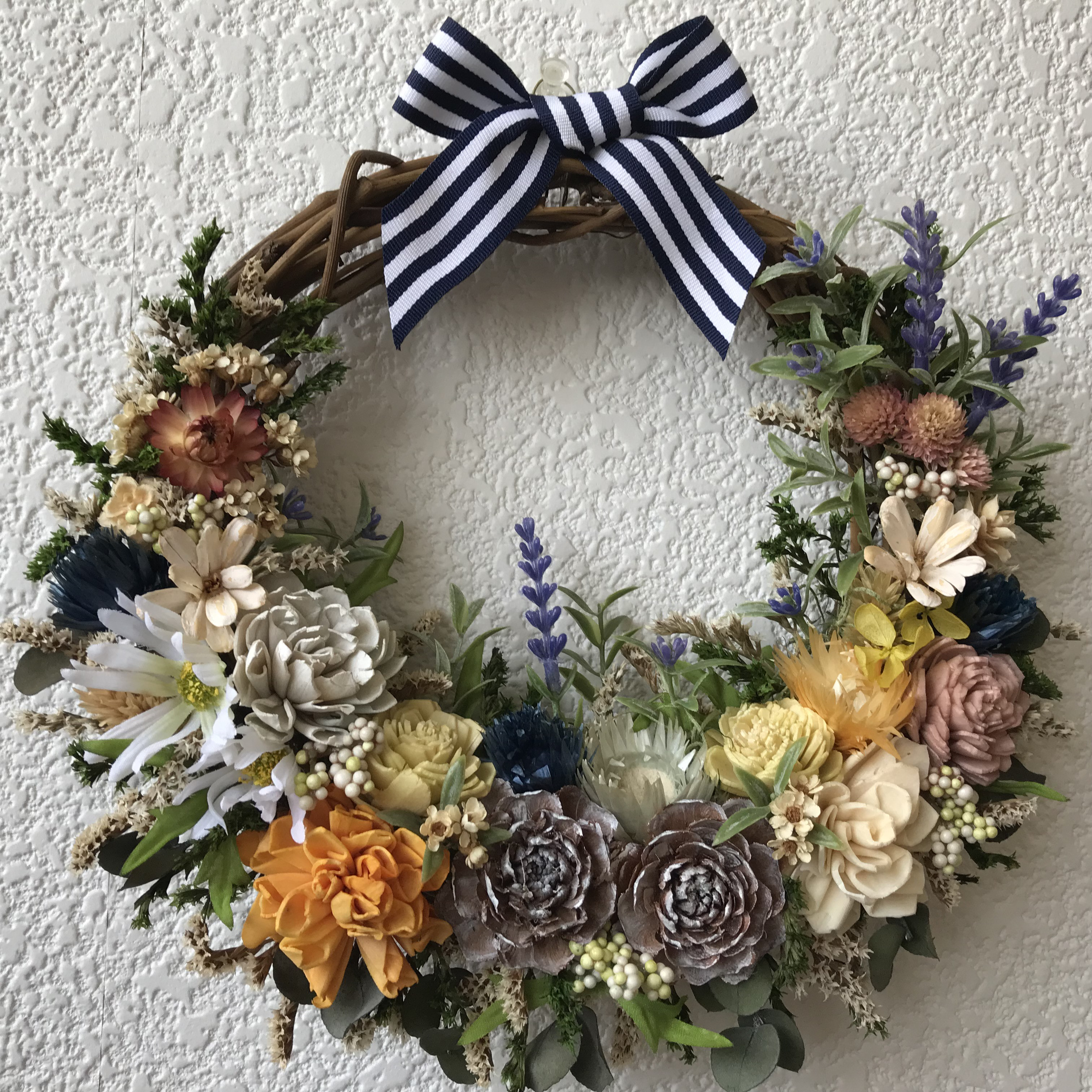♡《新作》ラベンダーとタタリカの素敵なリース（受注制作）