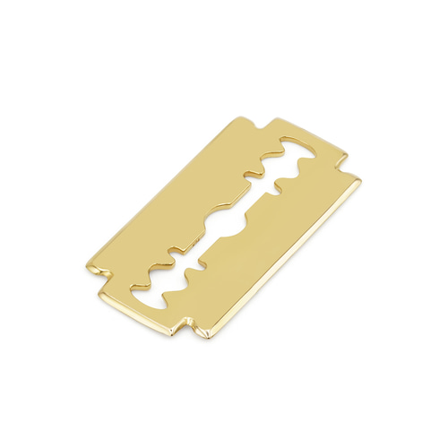 カミソリの刃型ペンダントトップ P001H2461（4週間発送） ペンダント  