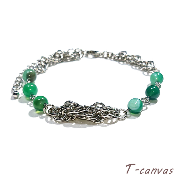 アゲートのブレスレット ブレスレット T-canvas 通販 18213655｜Creema