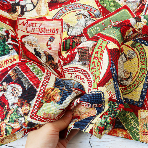 オランダより！クリスマス！『ゴブラン生地 たっぷり140㎝巾
