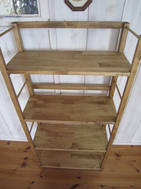 道具無し1分で折り畳式本棚シリーズの60㎝巾サイズ（棚板奥行大き目タイプ）