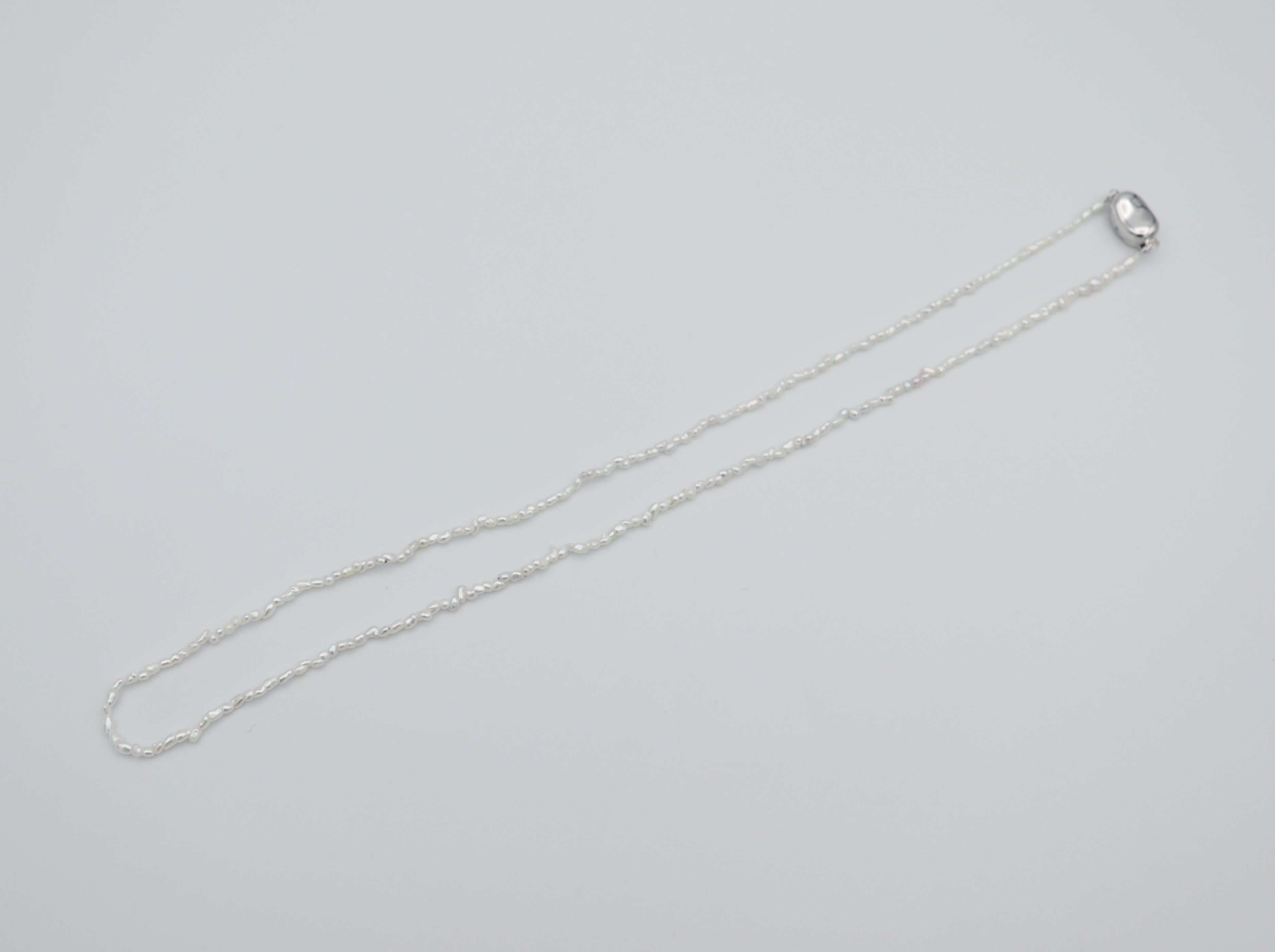 あこやケシ　1連ネックレス