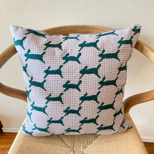 最後の1枚∞ミナペルホネン∞クッションカバー∞タンバリン刺繍
