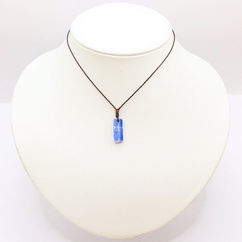 カイヤナイト プレート ビーズ beads323 ネックレス・ペンダント