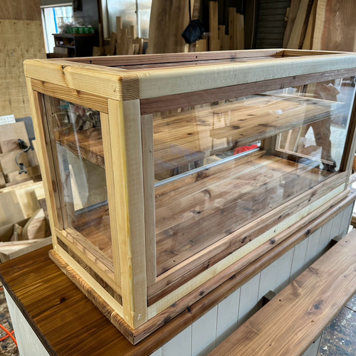 木製ショーケース 助成金対象商品 hotaru ショーケース カフェ ケーキ パン 店舗