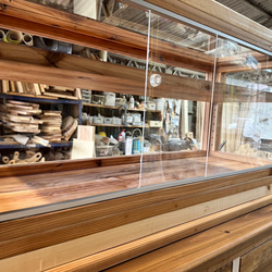 助成金対象商品　hotaru  ショーケース　カフェ　ケーキ　パン　店舗　ドーナツ　おにぎり屋　天然木　オーダー可 11枚目の画像