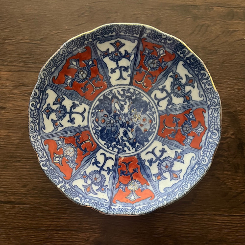伊万里印判獅子7寸皿5枚組 大皿 antique art nozomi 通販