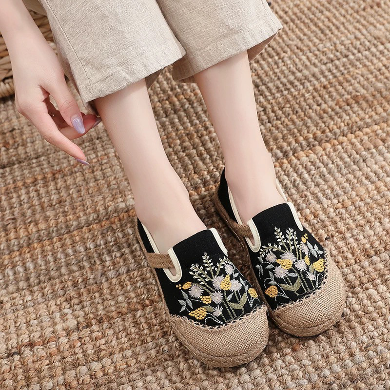 通勤 通学 仕事 ベーシック レディース 刺繍の靴 春 夏 秋 冬 フラットソール シンプル おしゃれ  きれいめ