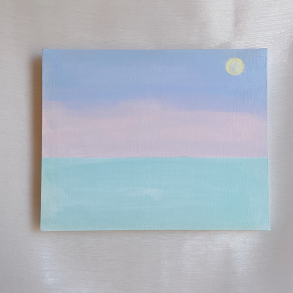 絵画原画風景画海空キレイ可愛い
