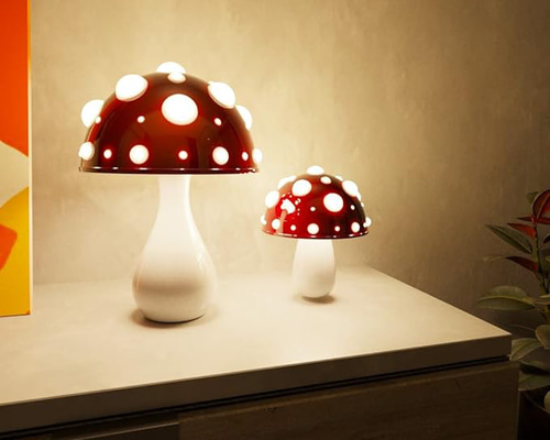 キノコ型ランプ 楽天市場】USB Marble キノコ型 マッシュルームランプ ライト 【ART OF