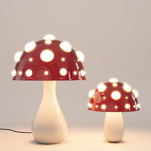 キノコ型 ランプ - リビングルーム、寝室、オフィスに最適な、キノコを