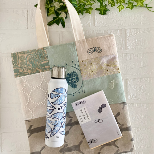 ミナペルホネン A4パッチワーク バッグ minaperhonen トートバッグ