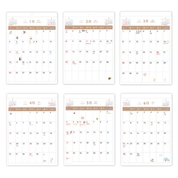 2026年 カレンダー 壁掛け 大人 送料無料　歳時記 インテリア A3サイズ  おしゃれ インテリア 6枚目の画像