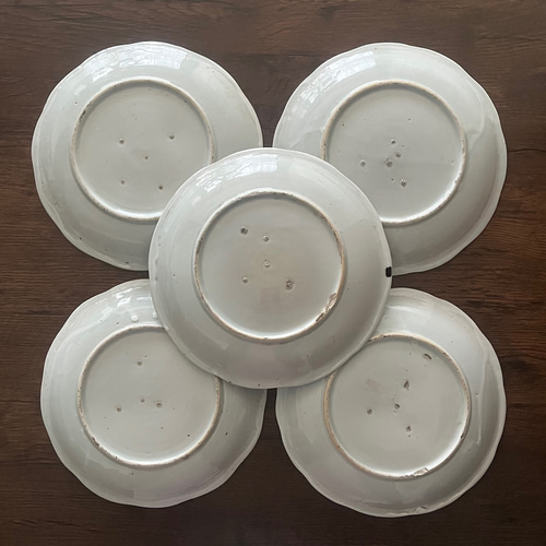 修理完了＞古伊万里7寸皿5枚組 大皿 antique art nozomi 通販