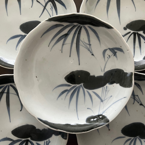 伊万里　七寸　皿　５枚セット 修理完了＞古伊万里7寸皿5枚組 大皿 antique art nozomi 通販