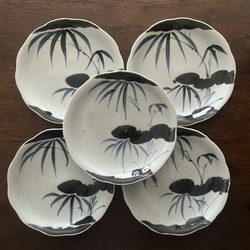 修理完了＞古伊万里7寸皿5枚組 大皿 antique art nozomi 通販