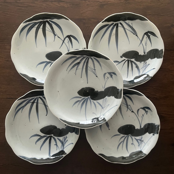 修理完了＞古伊万里7寸皿5枚組 大皿 antique art nozomi 通販