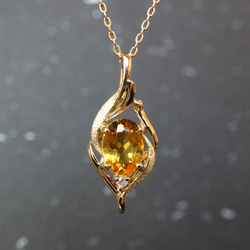 ゴールデンベリル スターダスト梨地 森羅スタンダードタイプペンダント