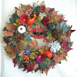 ユーカリポポラスのハーフリース リース Allium blue perfume