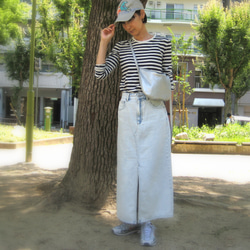 ハーフムーン ブラック　本革製　ミニショルダーバッグ 13枚目の画像