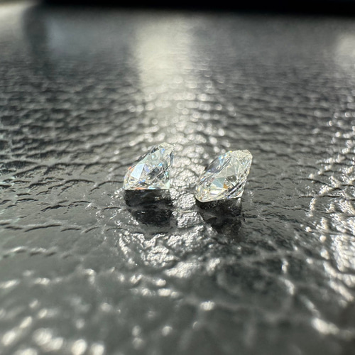 天然ダイヤ マッチングペア ルース セット 0.62ct F+SI+ *未使用 