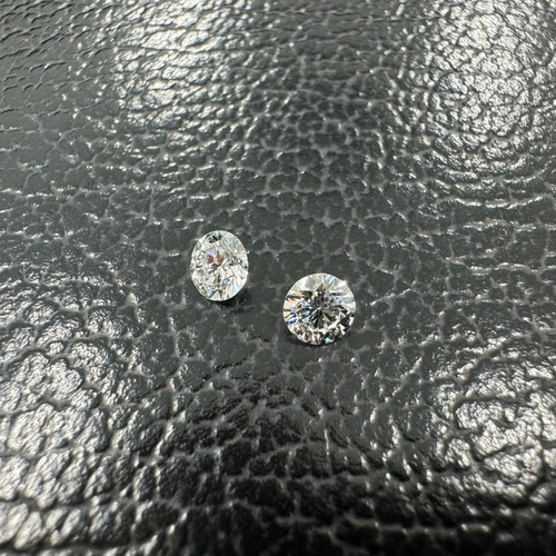天然ダイヤ マッチングペア ルース セット 0.62ct F+SI+ *未使用 