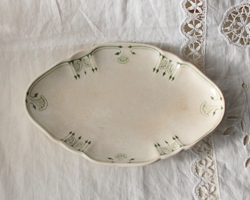 フランスアンティーク　クレイユモントロー Creil ラヴィエ クレイユモントロー CREIL ET MONTEREAU LABRADOR ラヴィエ