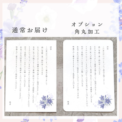 一周忌-【10枚】＊喪主様記載あり＊一周忌 挨拶状 御礼状 カード 法事 法要 13枚目の画像