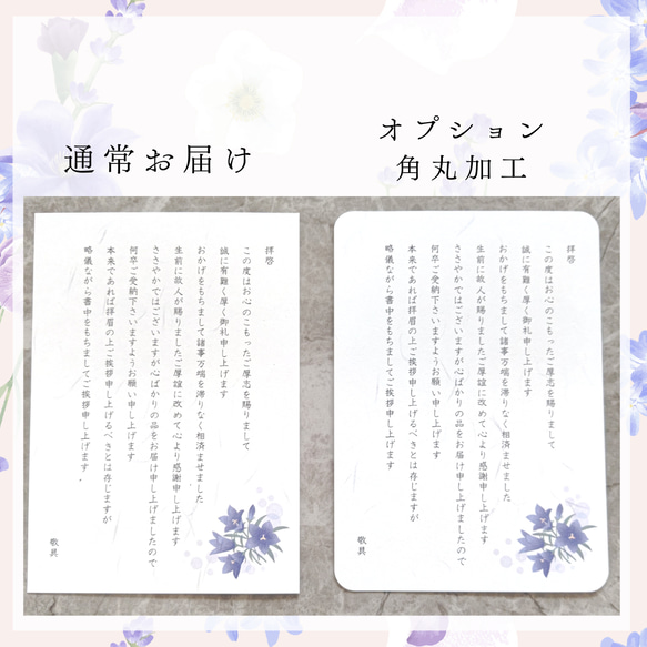 一周忌-【10枚】＊喪主様記載あり＊一周忌 挨拶状 御礼状 カード 法事 法要 13枚目の画像