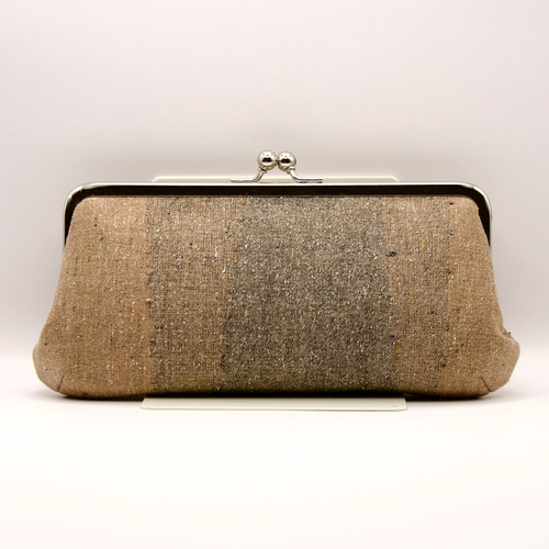 播州織親子がま口長財布：がま口長財布：長財布：ロングウォレット 長