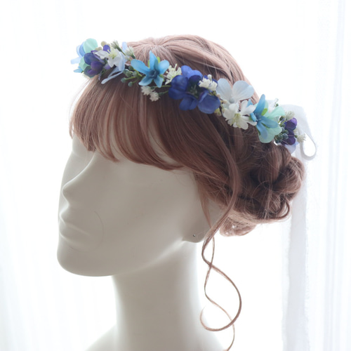 【R/EN○R】花冠 オーダー品 ウェディング オーダーメイド】 花かんむり（花冠・花嫁・ベビー・キッズ